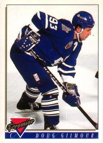 #390 Doug Gilmour - Toronto Maple Leafs - 1993-94 O-Pee-Chee Premier Hockey