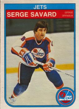 #390 Serge Savard - Winnipeg Jets - 1982-83 O-Pee-Chee Hockey