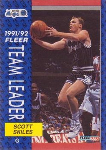 #390 Scott Skiles - Orlando Magic - 1991-92 Fleer Basketball
