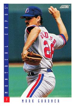 #390 Mark Gardner - Montreal Expos - 1993 Score Baseball