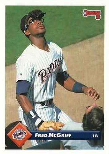 #390 Fred McGriff - San Diego Padres - 1993 Donruss Baseball