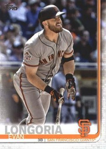 #390a Evan Longoria - San Francisco Giants - 2019 Topps Baseball