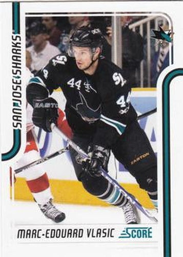 #391 Marc-Edouard Vlasic - San Jose Sharks - 2011-12 Score Hockey