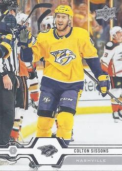 #391 Colton Sissons - Nashville Predators - 2019-20 Upper Deck Hockey