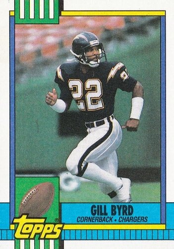 #391 Gill Byrd - San Diego Chargers - 1990 Topps Football