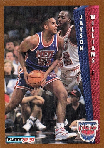 #391 Jayson Williams - New Jersey Nets - 1992-93 Fleer Basketball