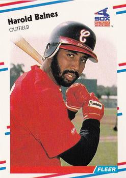#391 Harold Baines - Chicago White Sox - 1988 Fleer Baseball