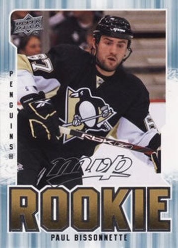 #391 Paul Bissonnette - Pittsburgh Penguins - 2008-09 Upper Deck MVP Hockey