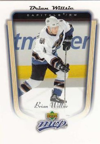 #391 Brian Willsie - Washington Capitals - 2005-06 Upper Deck MVP Hockey