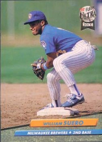 #391 William Suero - Milwaukee Brewers - 1992 Ultra Baseball