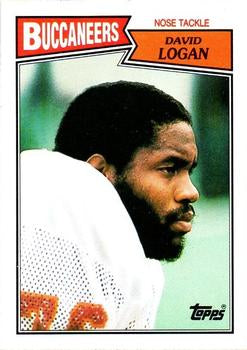 #391 David Logan - Tampa Bay Buccaneers - 1987 Topps Football