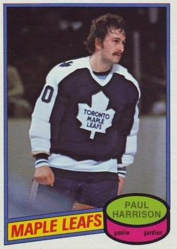 #391 Paul Harrison - Toronto Maple Leafs - 1980-81 O-Pee-Chee Hockey