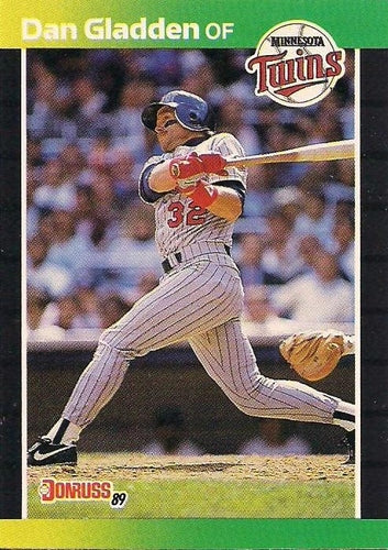 #391 Dan Gladden - Minnesota Twins - 1989 Donruss Baseball