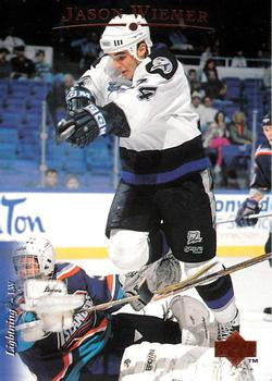#391 Jason Wiemer - Tampa Bay Lightning - 1995-96 Upper Deck Hockey