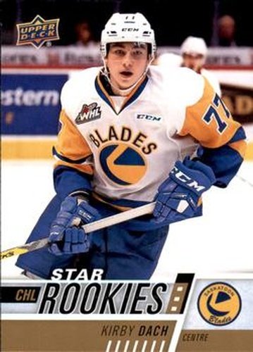 #391 Kirby Dach - Saskatoon Blades - 2017-18 Upper Deck CHL Hockey