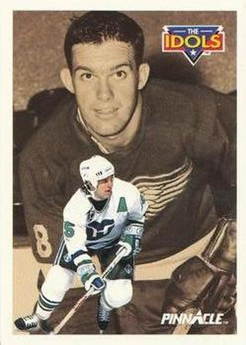 #391 John Cullen / Barry Cullen - Hartford Whalers / Detroit Red Wings - 1991-92 Pinnacle Hockey