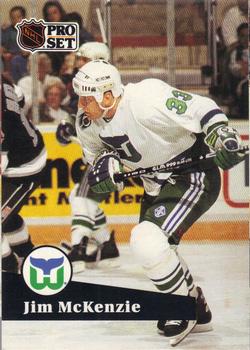 #391 Jim McKenzie - 1991-92 Pro Set Hockey