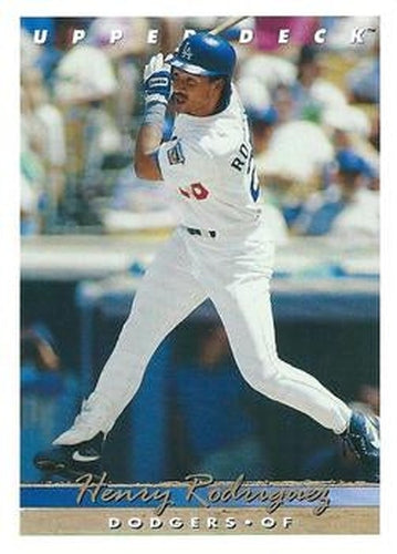 #391 Henry Rodriguez - Los Angeles Dodgers - 1993 Upper Deck Baseball