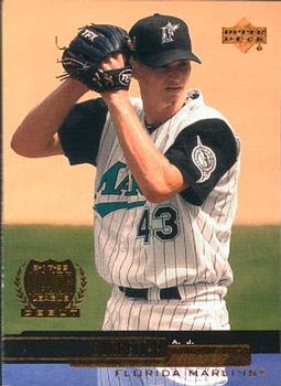 #391 A.J. Burnett - Florida Marlins - 2000 Upper Deck Baseball