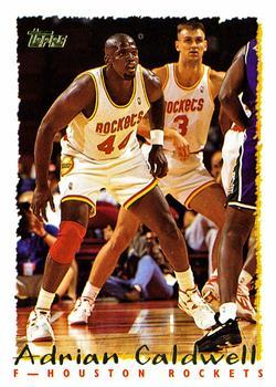 #391 Adrian Caldwell - Houston Rockets - 1994-95 Topps Basketball