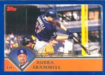 #391 Bubba Trammell - San Diego Padres - 2003 Topps Baseball