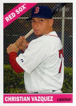 #391 Christian Vazquez - Boston Red Sox - 2015 Topps Heritage Baseball
