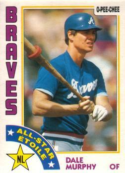 #391 Dale Murphy - Atlanta Braves - 1984 O-Pee-Chee Baseball