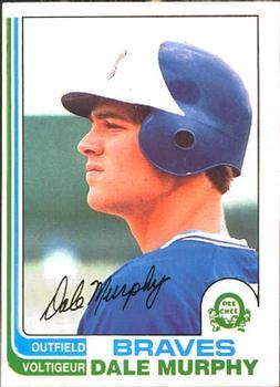 #391 Dale Murphy - Atlanta Braves - 1982 O-Pee-Chee Baseball