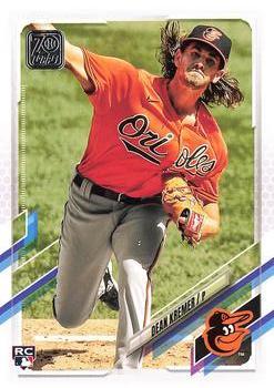 #391 Dean Kremer - Baltimore Orioles - 2021 Topps Baseball
