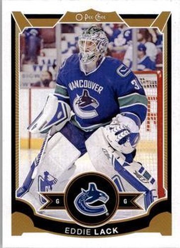 #391 Eddie Lack - Vancouver Canucks - 2015-16 O-Pee-Chee Hockey