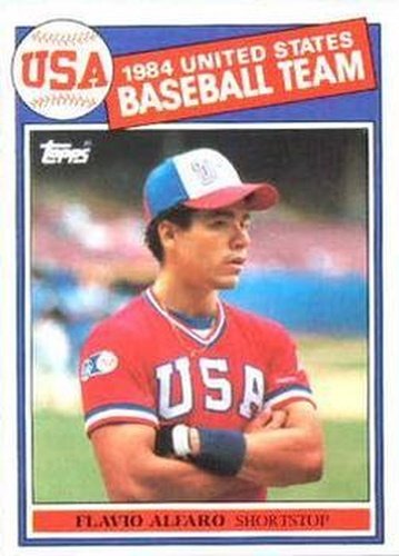 #391 Flavio Alfaro - USA - 1985 Topps Baseball