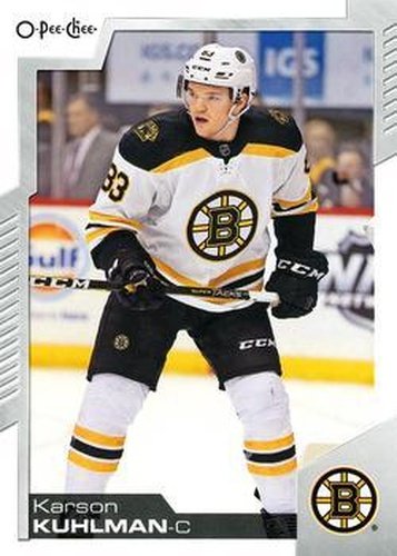 #391 Karson Kuhlman - Boston Bruins - 2020-21 O-Pee-Chee Hockey