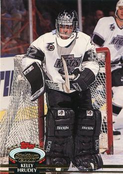 #391 Kelly Hrudey - Los Angeles Kings - 1992-93 Stadium Club Hockey