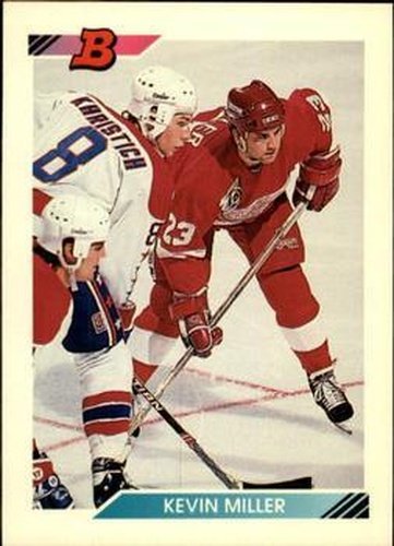 #391 Kevin Miller - Washington Capitals - 1992-93 Bowman Hockey