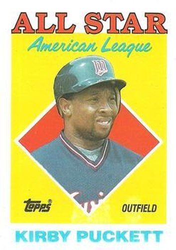 #391 Kirby Puckett - Minnesota Twins - 1988 Topps Baseball