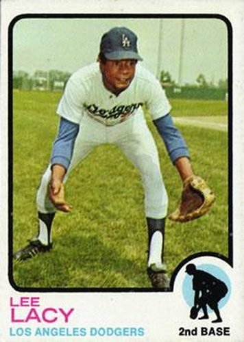#391 Lee Lacy - Los Angeles Dodgers - 1973 Topps Baseball