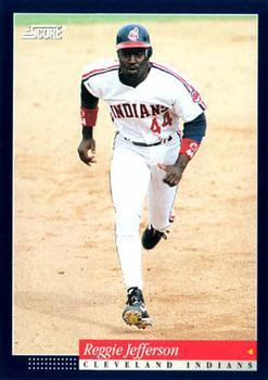 #391 Reggie Jefferson - Cleveland Indians -1994 Score Baseball