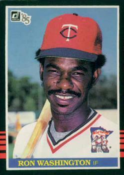 #391 Ron Washington - Minnesota Twins - 1985 Donruss Baseball