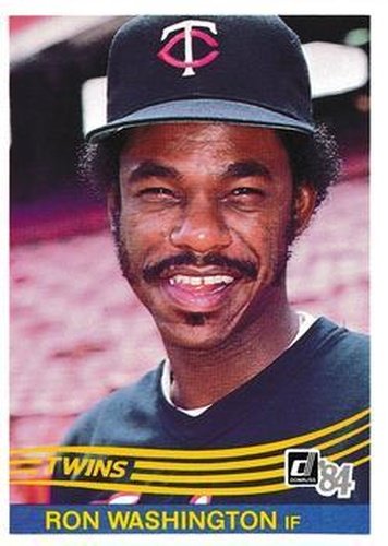 #391 Ron Washington - Minnesota Twins - 1984 Donruss Baseball