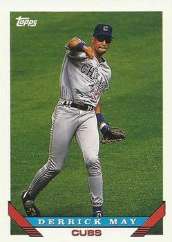 #391 Derrick May - Chicago Cubs - 1993 Topps Baseball