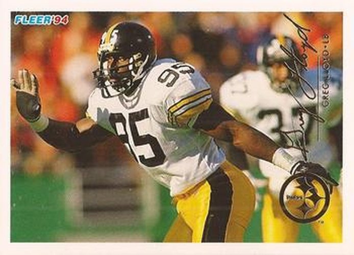 #391 Greg Lloyd - Pittsburgh Steelers - 1994 Fleer Football