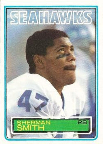 #391 Sherman Smith - Seattle Seahawks - 1983 Topps Football