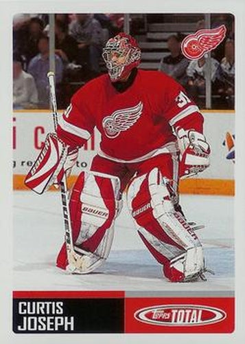 #391 Curtis Joseph - Detroit Red Wings - 2002-03 Topps Total Hockey