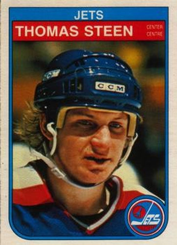 #391 Thomas Steen - Winnipeg Jets - 1982-83 O-Pee-Chee Hockey