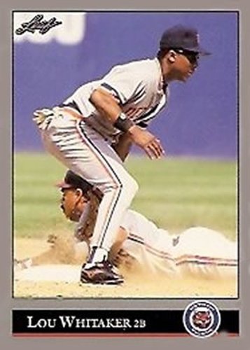 #391 Lou Whitaker - Detroit Tigers - 1992 Leaf Baseball