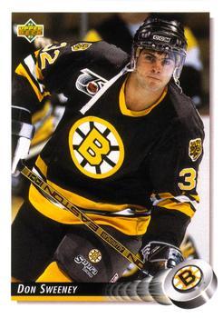 #391 Don Sweeney - Boston Bruins - 1992-93 Upper Deck Hockey