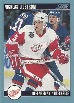 #391 Nicklas Lidstrom - Detroit Red Wings - 1992-93 Score Canadian Hockey