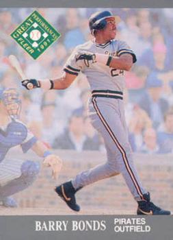 #391 Barry Bonds - Pittsburgh Pirates - 1991 Ultra Baseball