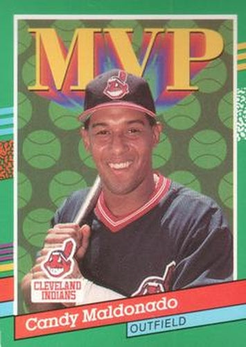 #391 Candy Maldonado - Cleveland Indians - 1991 Donruss Baseball