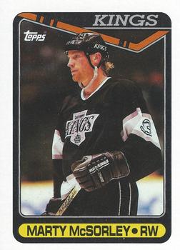#392 Marty McSorley - Los Angeles Kings - 1990-91 Topps Hockey
